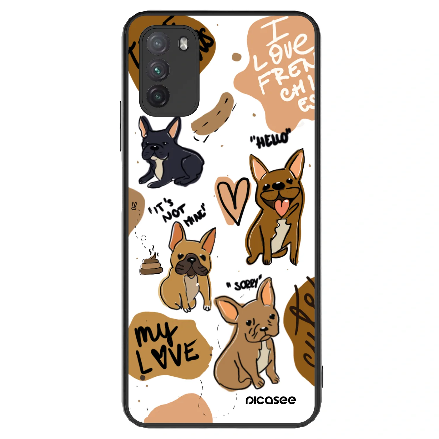 Picasee ULTIMATE CASE για Xiaomi Poco M3 - Frenchies