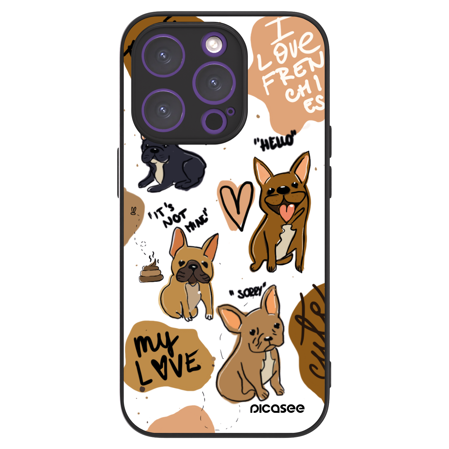 Picasee ULTIMATE CASE για Apple iPhone 14 Pro - Frenchies
