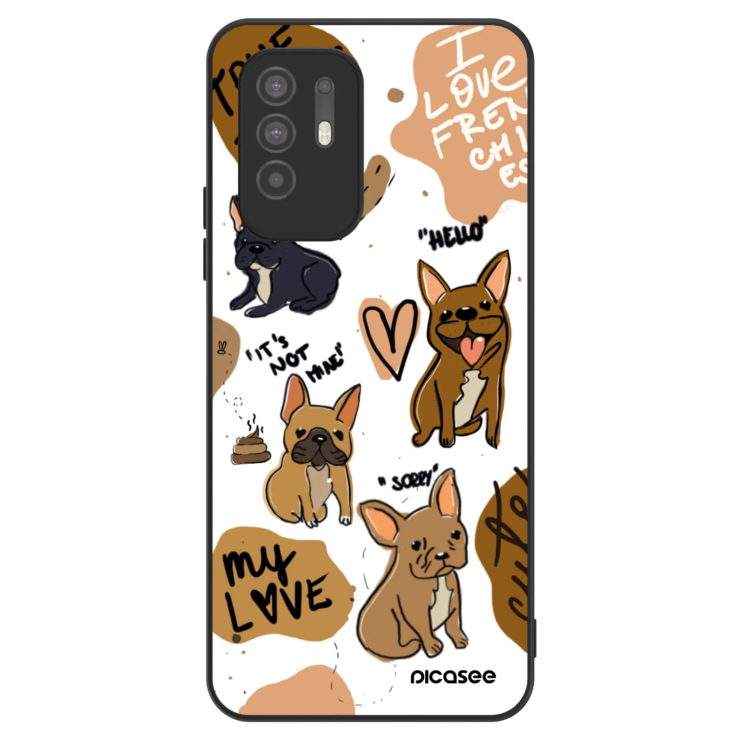 Picasee ULTIMATE CASE για OPPO A94 5G - Frenchies