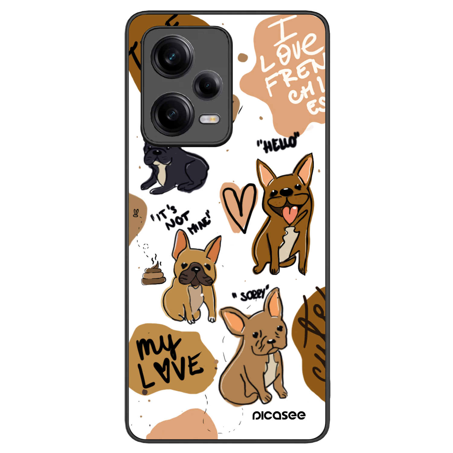 Picasee ULTIMATE CASE για Xiaomi Redmi Note 12 Pro 5G - Frenchies
