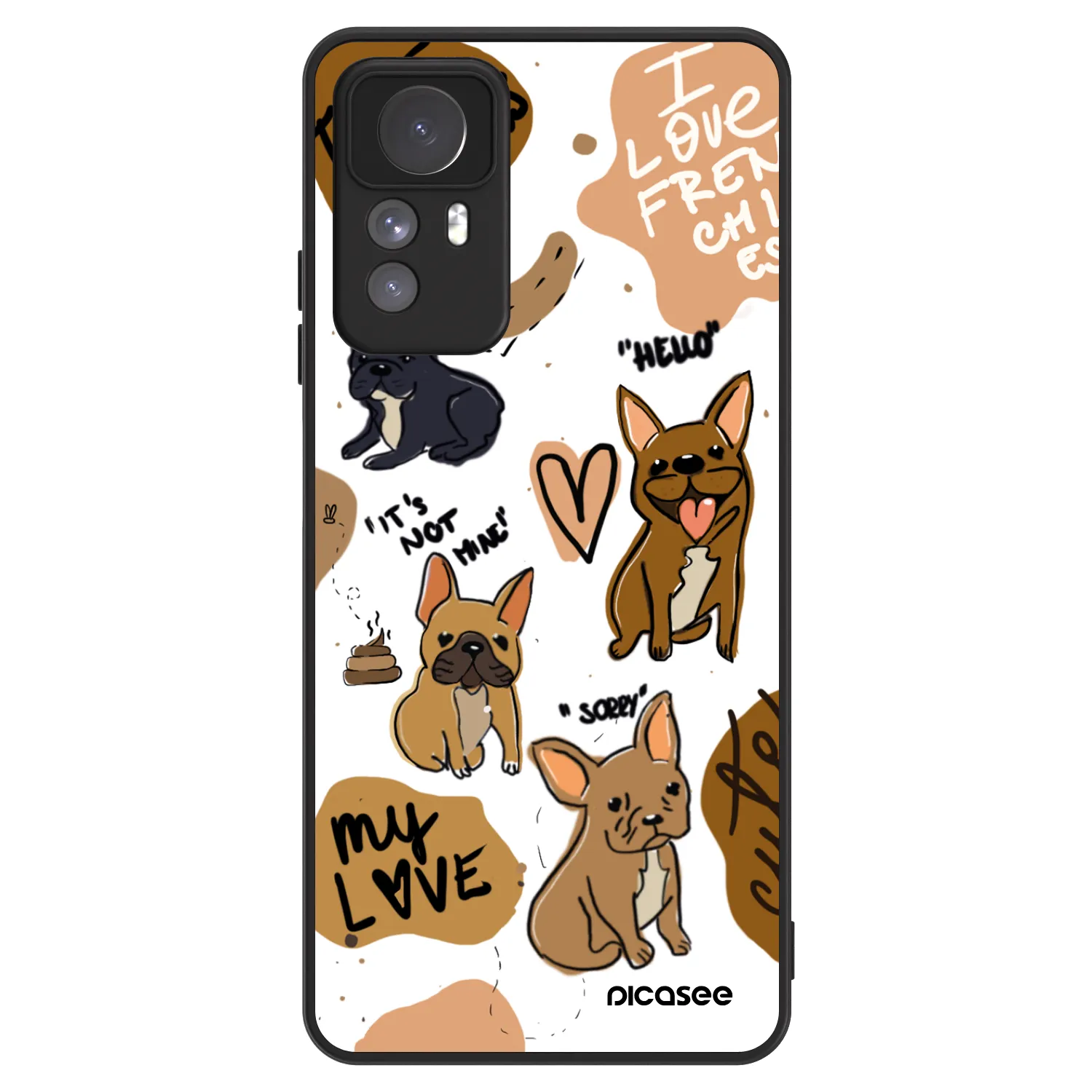 Picasee ULTIMATE CASE για Xiaomi Redmi Note 12S - Frenchies