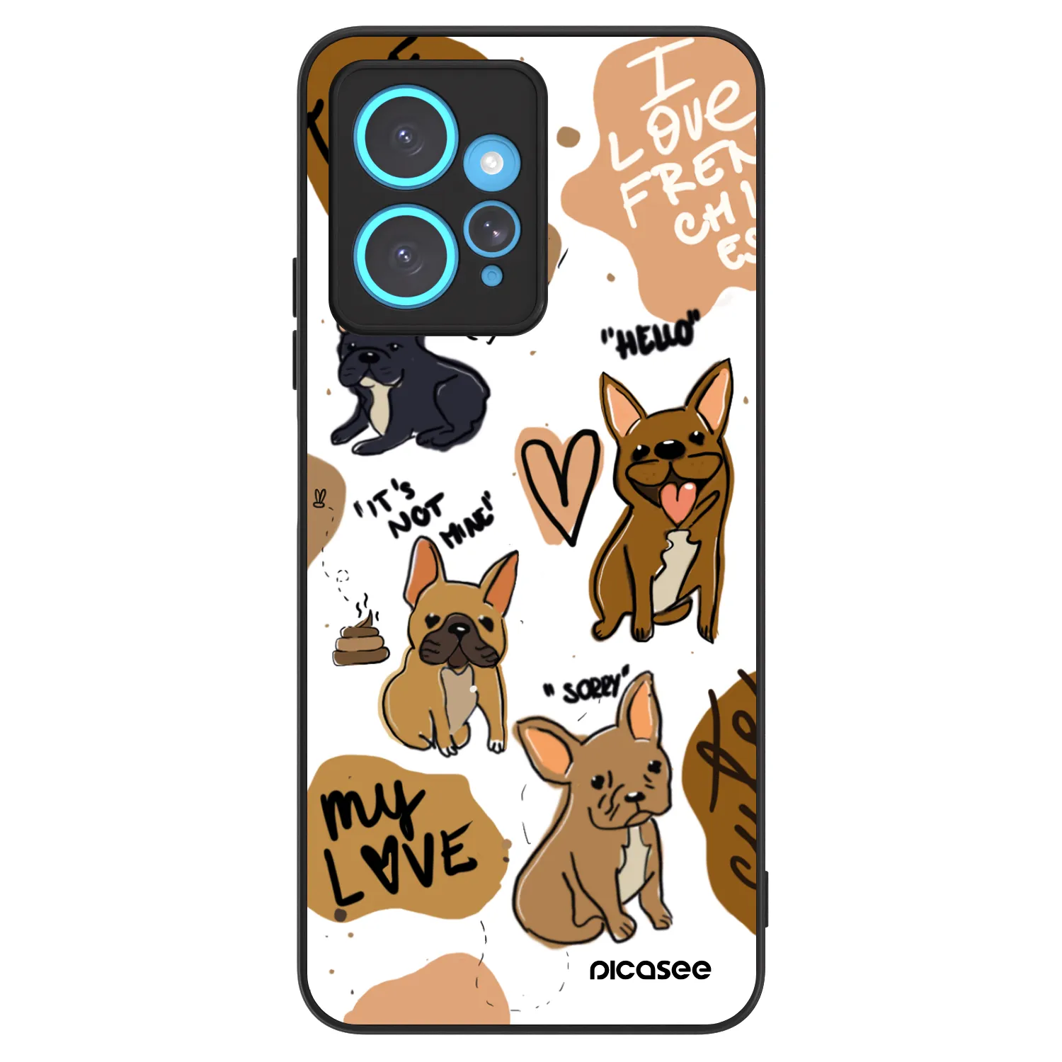 Picasee ULTIMATE CASE για Xiaomi Redmi Note 12 4G - Frenchies