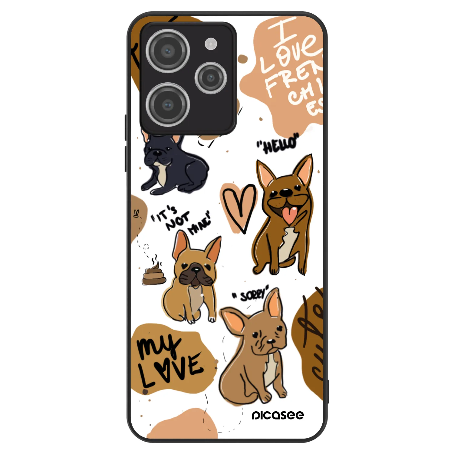 Picasee ULTIMATE CASE για Xiaomi Redmi 12 4G - Frenchies