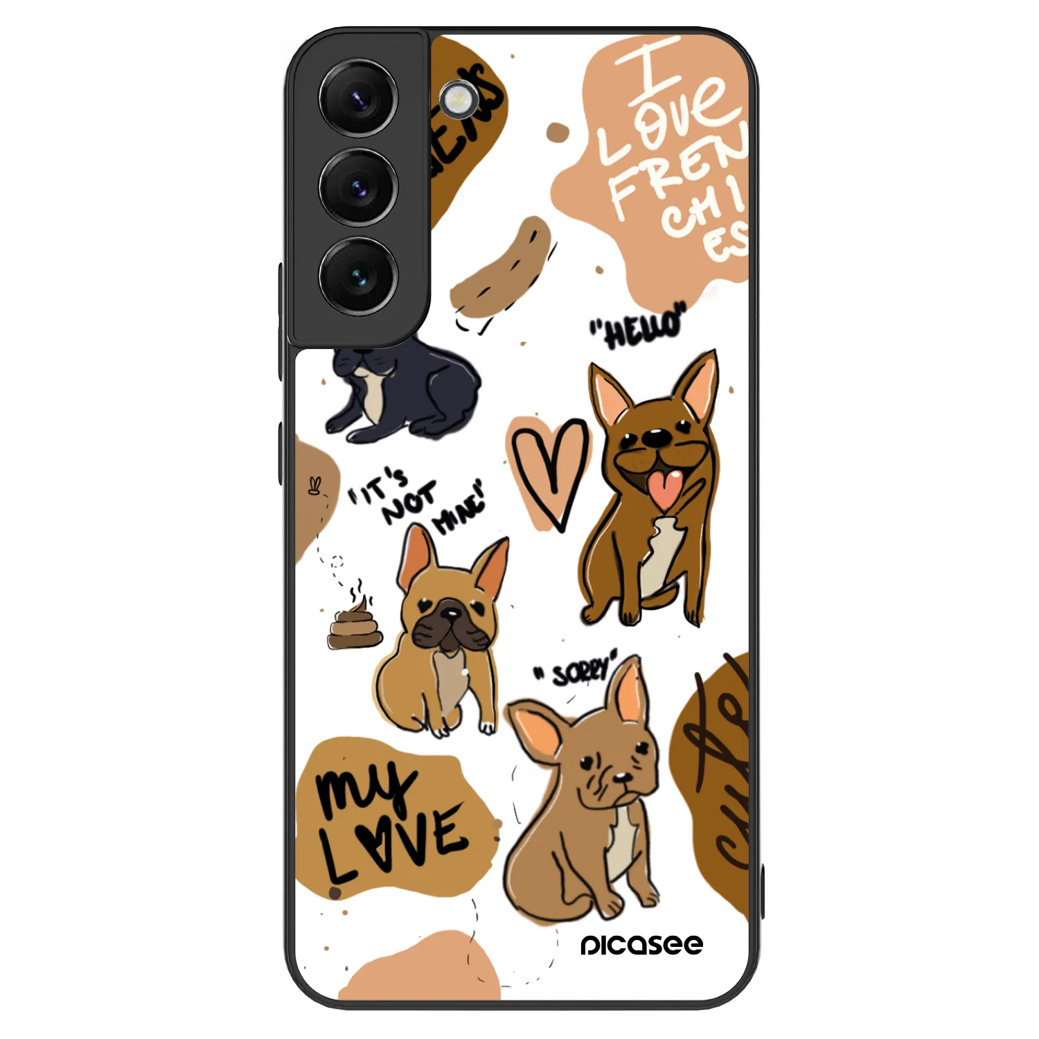 Picasee ULTIMATE CASE PowerShare για Samsung Galaxy S22+ 5G - Frenchies