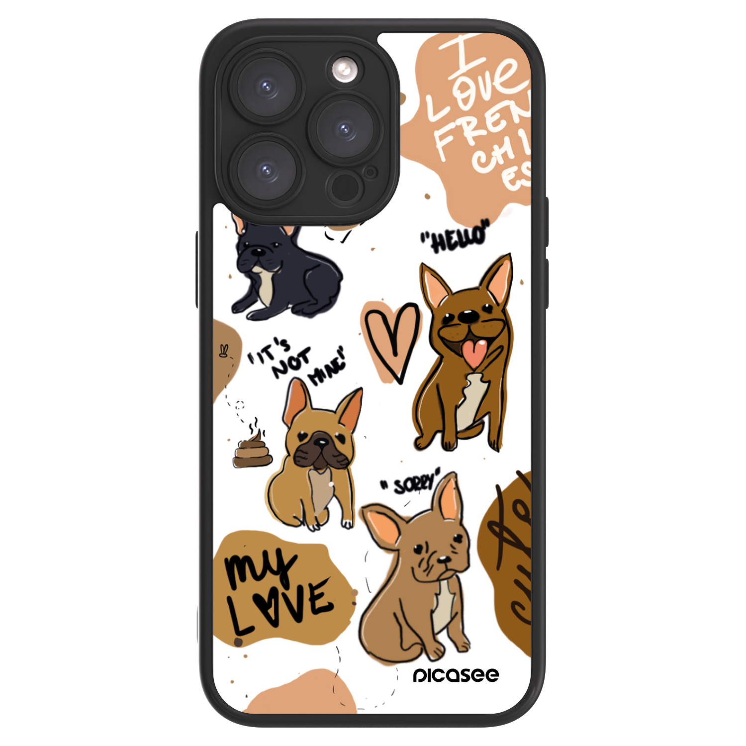 Picasee ULTIMATE CASE για Apple iPhone 15 Pro Max - Frenchies