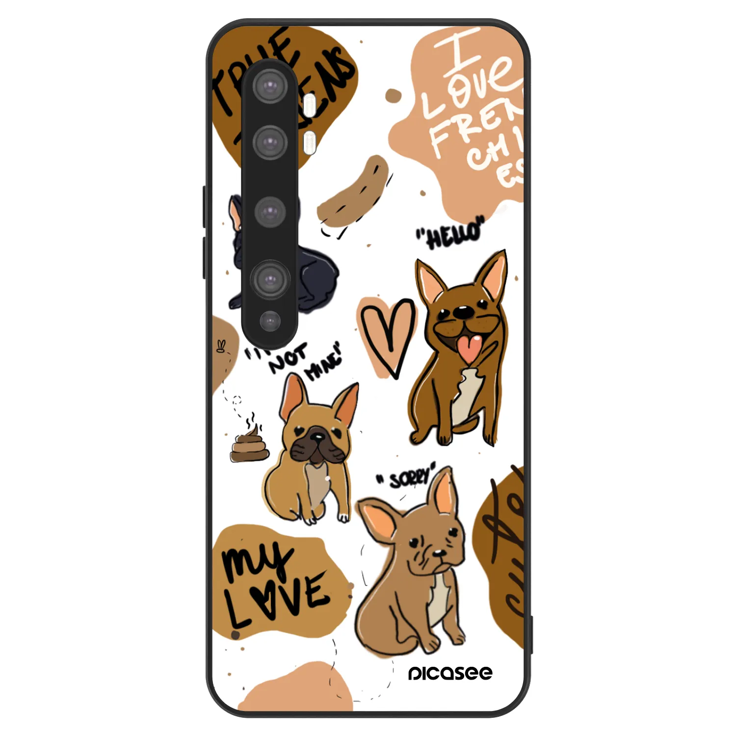 Picasee ULTIMATE CASE για Xiaomi Mi Note 10 (Pro) - Frenchies