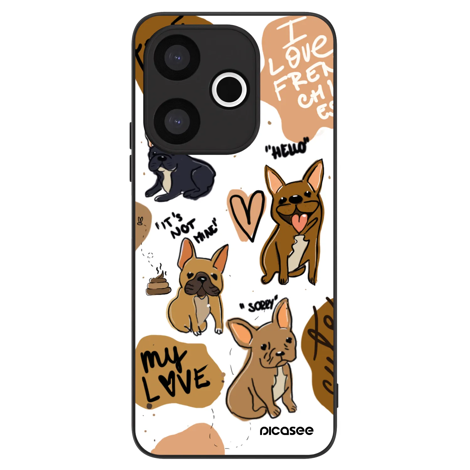 Picasee ULTIMATE CASE για Xiaomi Redmi 13 4G - Frenchies