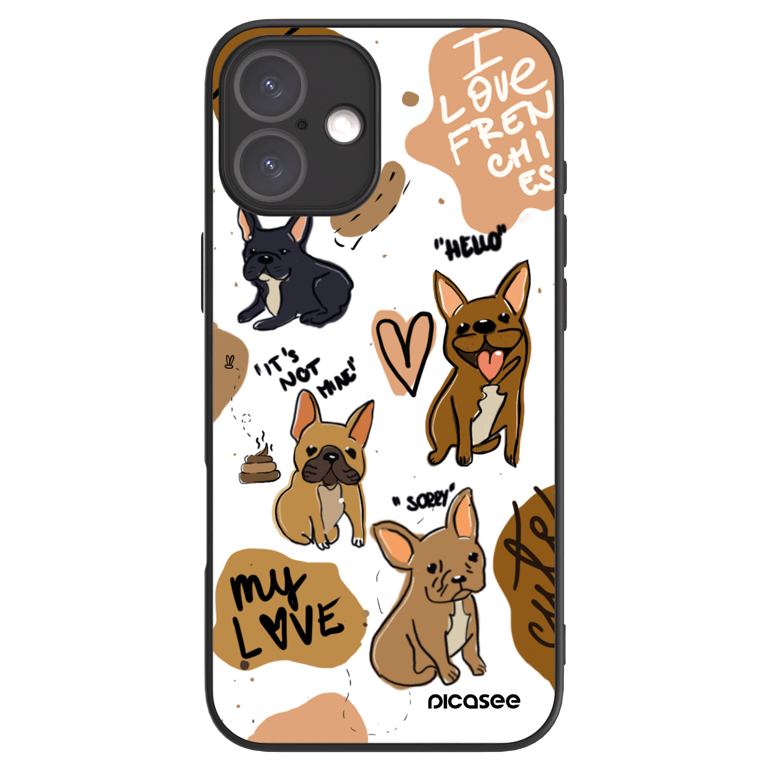Picasee ULTIMATE CASE για Apple iPhone 16 Plus - Frenchies