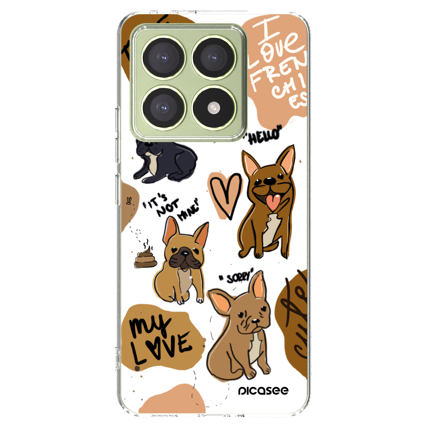 Picasee διαφανής θήκη σιλικόνης Xiaomi 14T - Frenchies