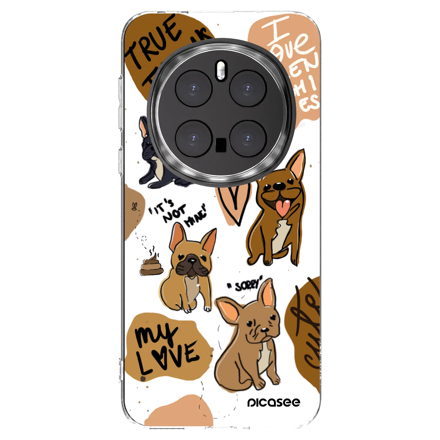 Picasee διαφανής θήκη σιλικόνης Honor Magic7 Pro 5G - Frenchies