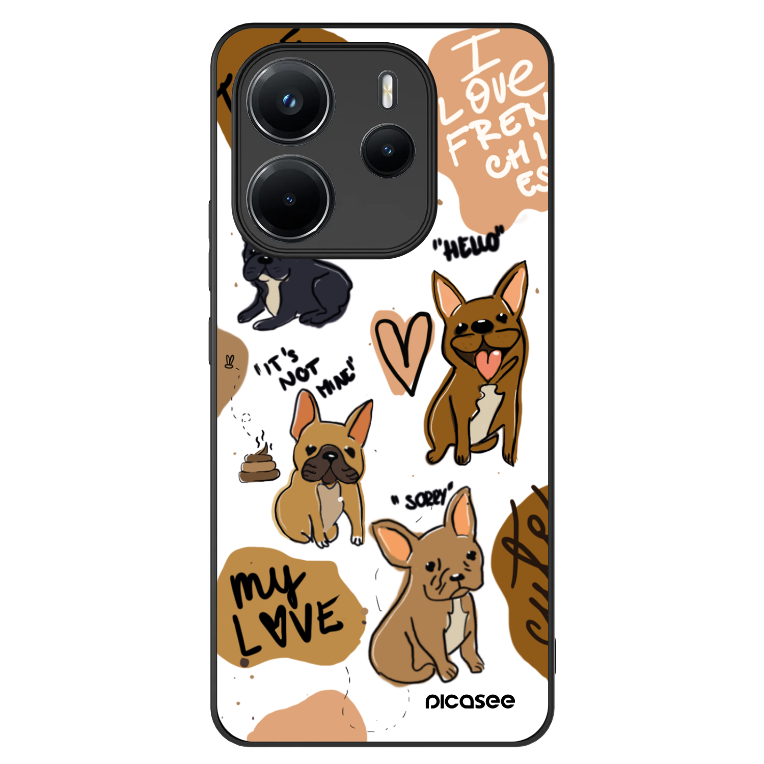 Picasee ULTIMATE CASE για Xiaomi Redmi Note 14 4G - Frenchies