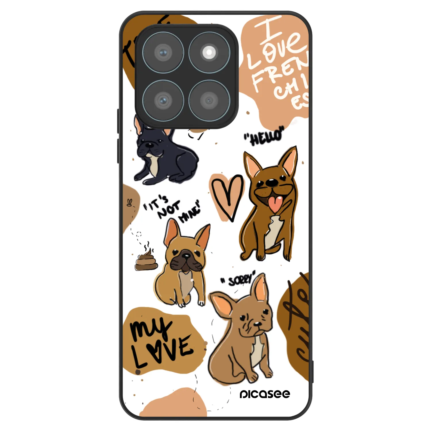 Picasee ULTIMATE CASE για Honor X8c - Frenchies