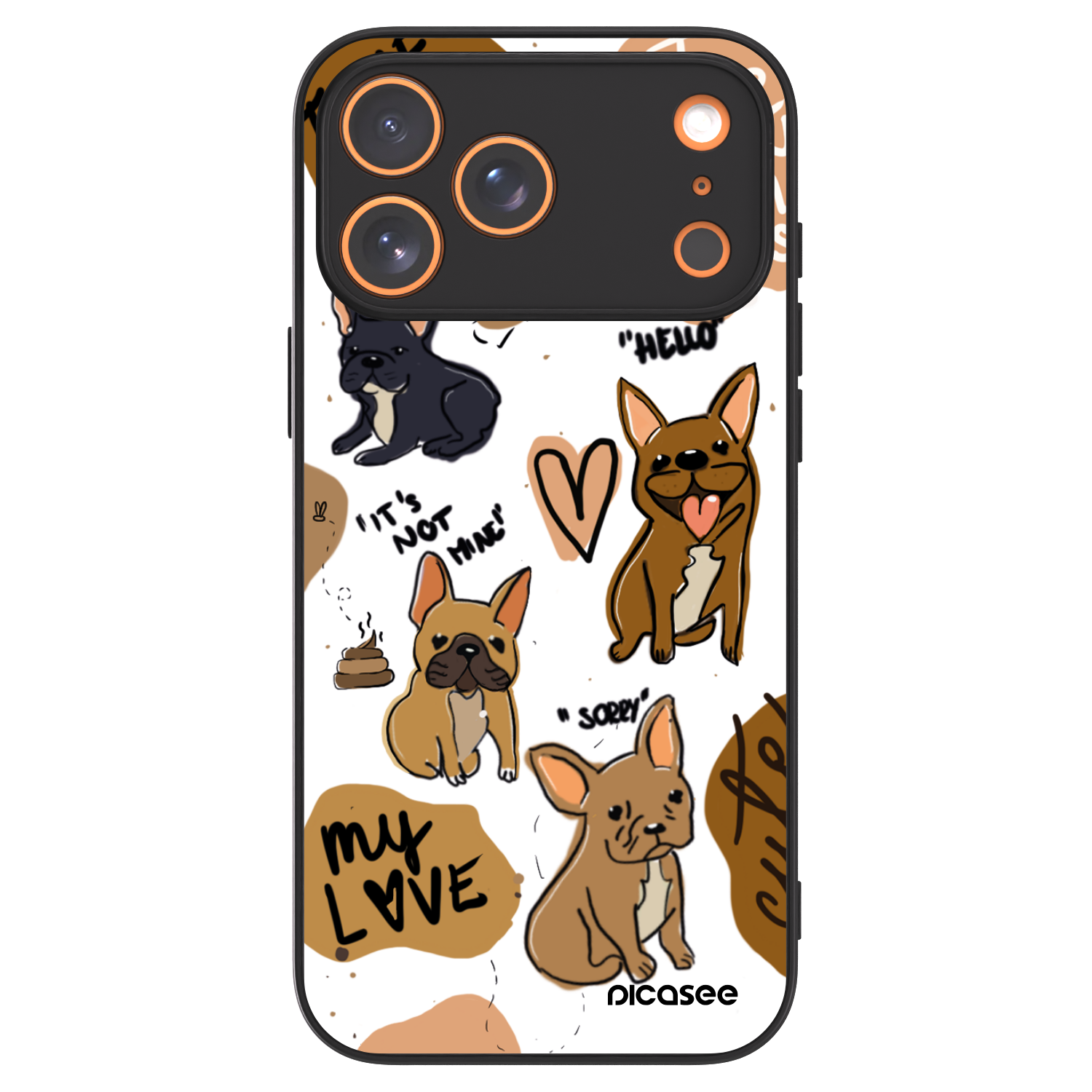 Picasee ULTIMATE CASE MagSafe pro Apple iPhone 17 Pro Max - Frenchies