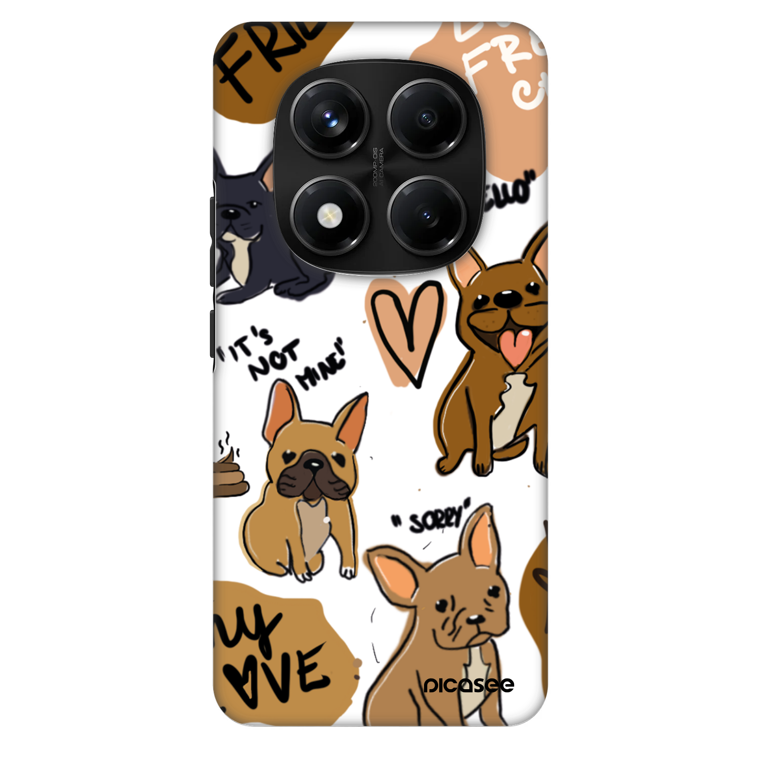Picasee Fashion Case για Xiaomi Redmi Note 14 Pro+ 5G - Frenchies