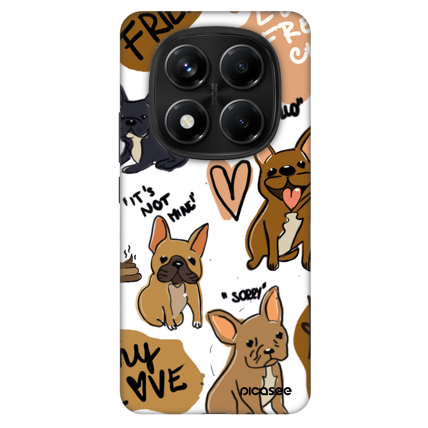 Picasee Fashion Case για Xiaomi Redmi Note 14 Pro 5G - Frenchies
