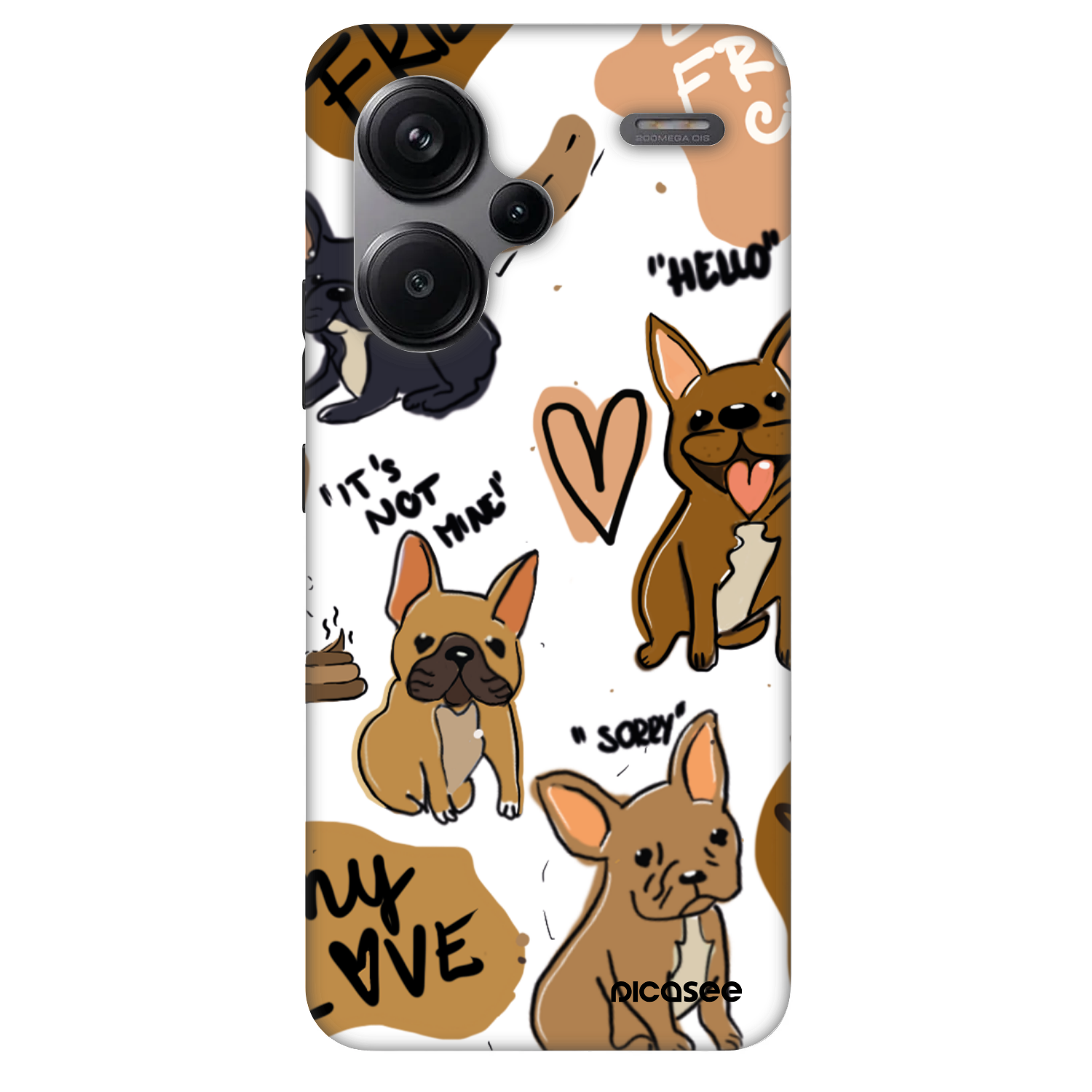 Picasee Fashion Case για Xiaomi Redmi Note 13 Pro+ 5G - Frenchies