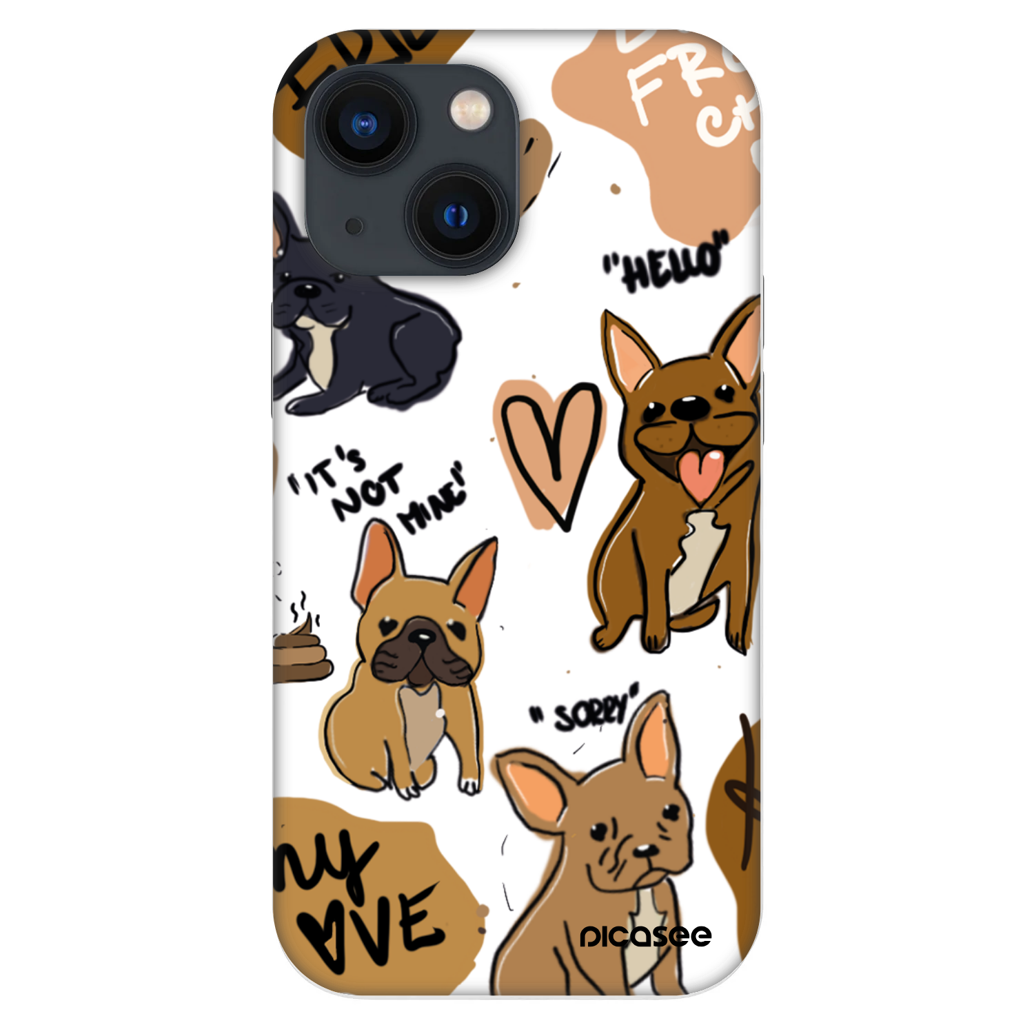 Picasee Fashion Case για Apple iPhone 13 mini - Frenchies