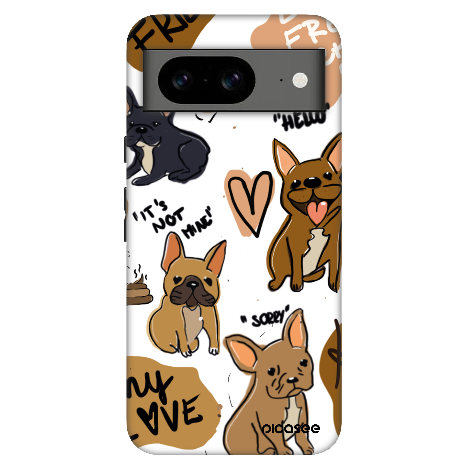 Picasee Fashion Case για Google Pixel 8 Pro - Frenchies