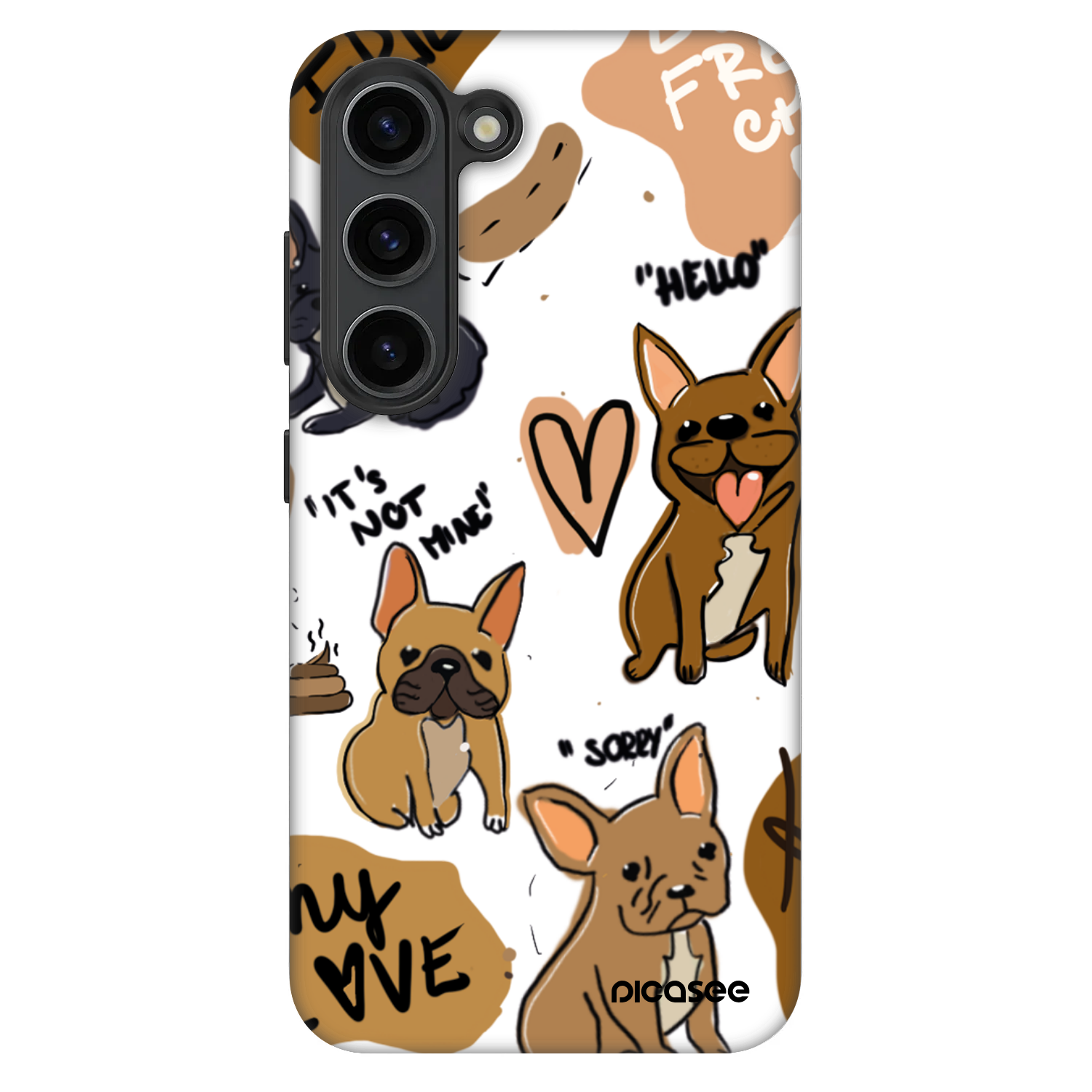 Picasee Fashion Case για Samsung Galaxy S23+ 5G - Frenchies