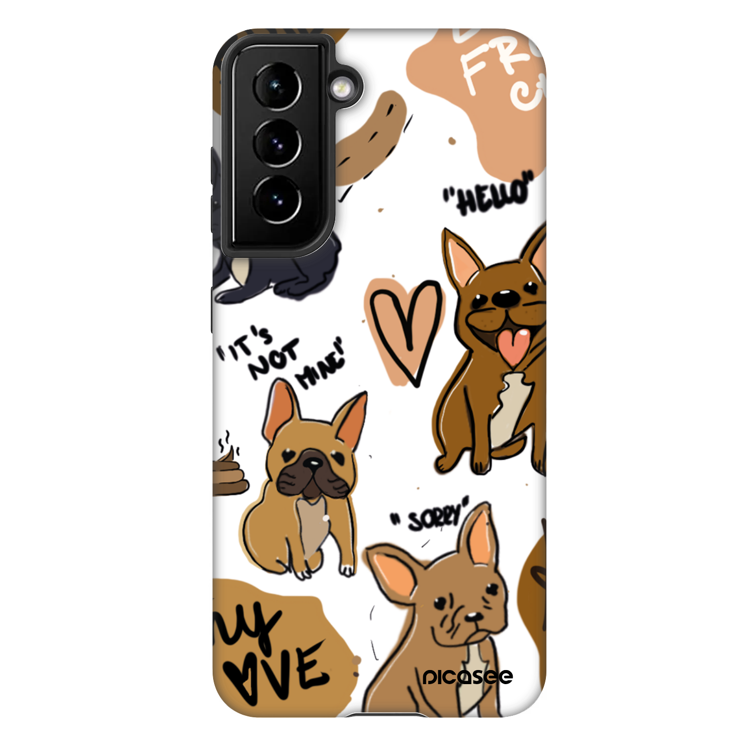 Picasee Fashion Case για Samsung Galaxy S22 5G - Frenchies