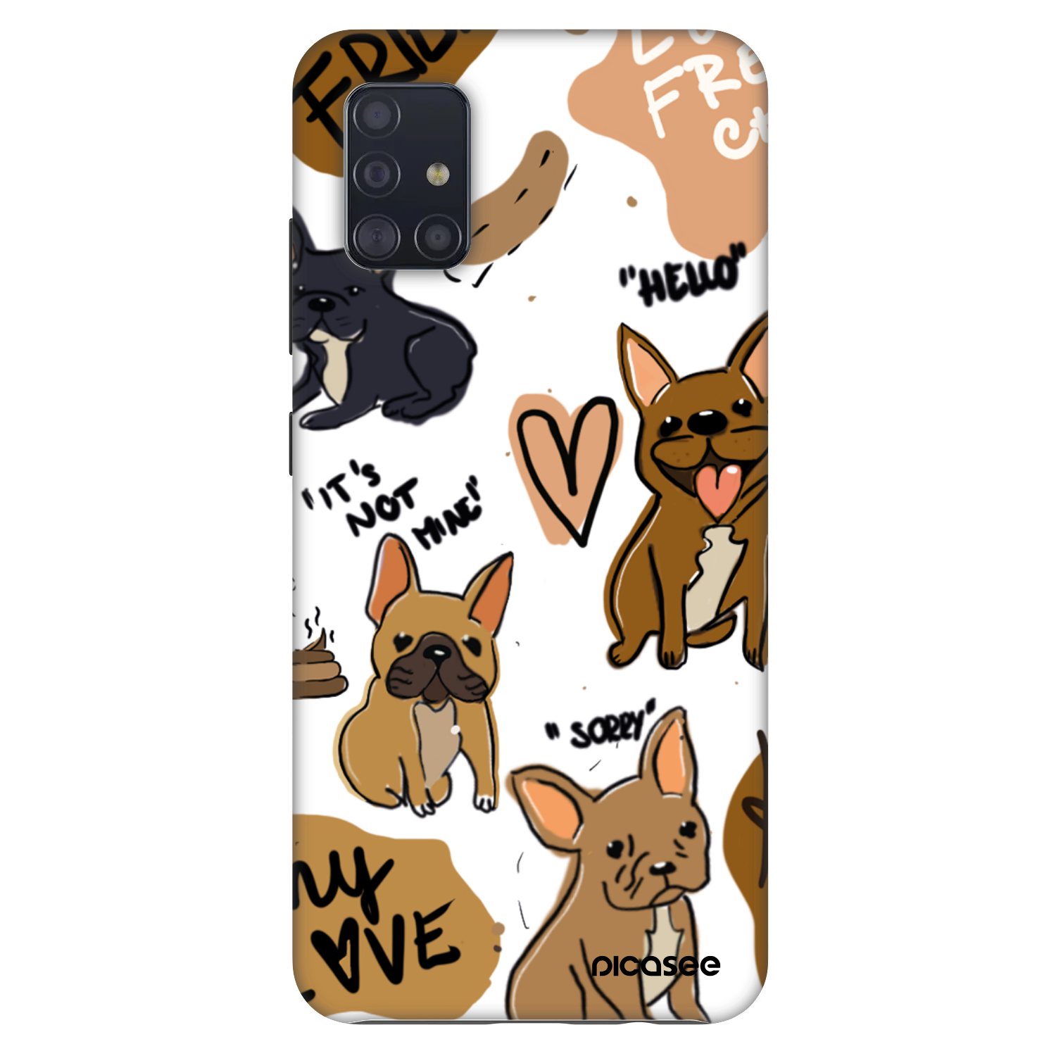 Picasee Fashion Case για Samsung Galaxy A51 A515F - Frenchies