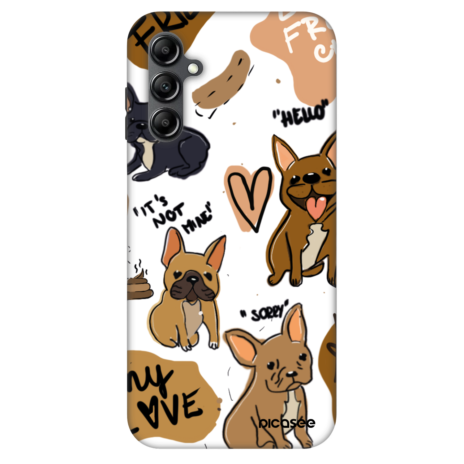 Picasee Fashion Case για Samsung Galaxy A14 4G A145R - Frenchies