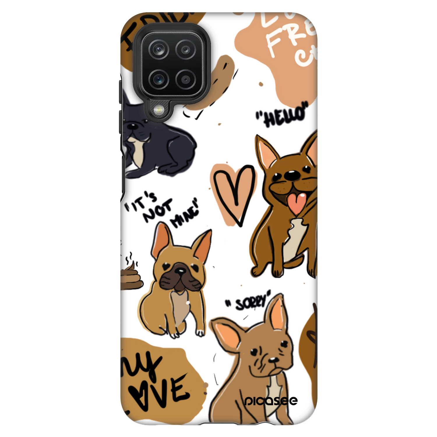 Picasee Fashion Case για Samsung Galaxy A12 A125F - Frenchies