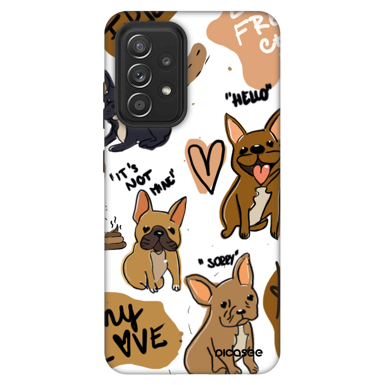 Picasee Fashion Case για Samsung Galaxy A52 5G A525F - Frenchies