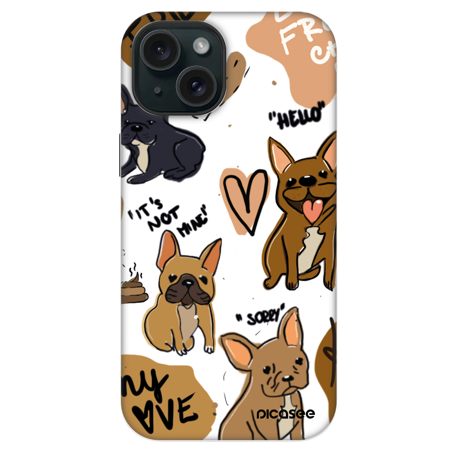 Picasee Fashion Case MagSafe για Apple iPhone 14 - Frenchies