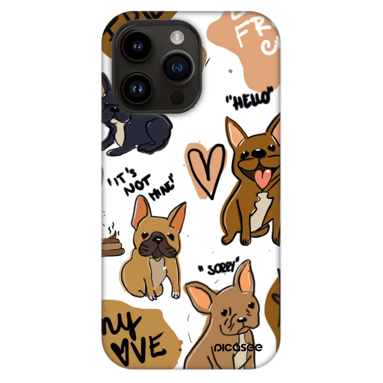 Picasee Fashion Case MagSafe για Apple iPhone 14 Pro Max - Frenchies