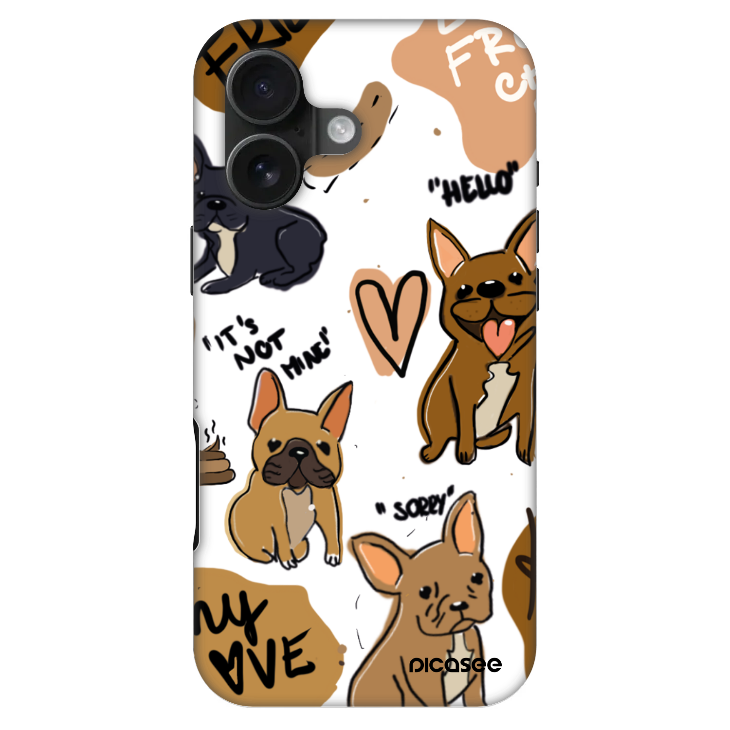 Picasee Fashion Case MagSafe για Apple iPhone 16 - Frenchies