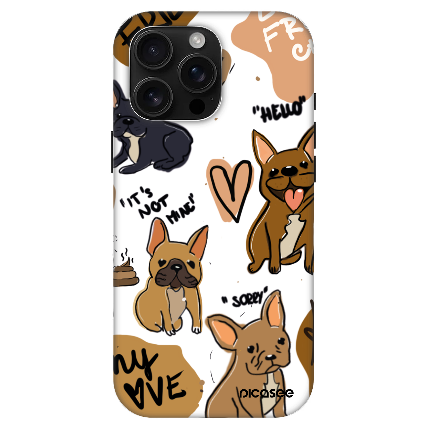 Picasee Fashion Case MagSafe για Apple iPhone 16 Pro Max - Frenchies