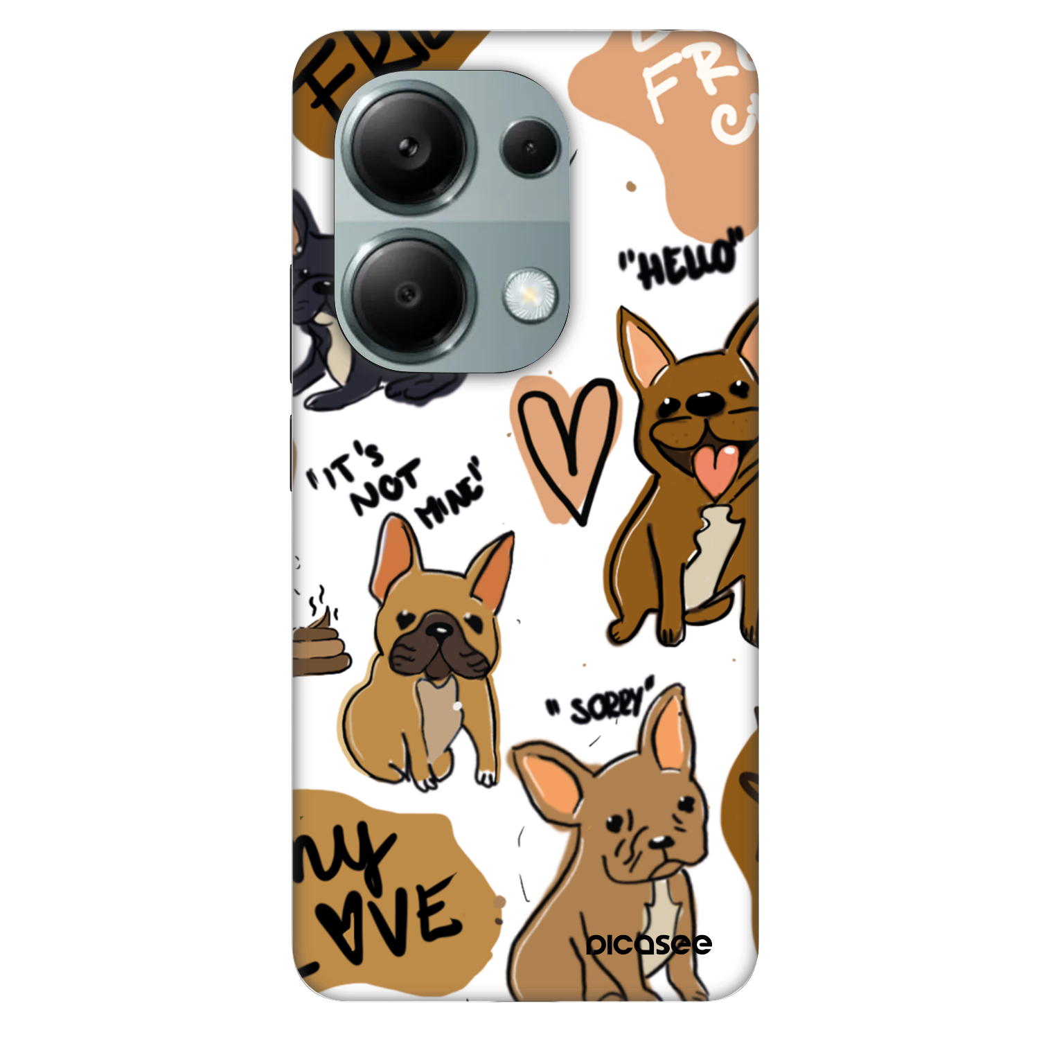 Picasee Fashion Case για Xiaomi Redmi Note 13 Pro 4G - Frenchies