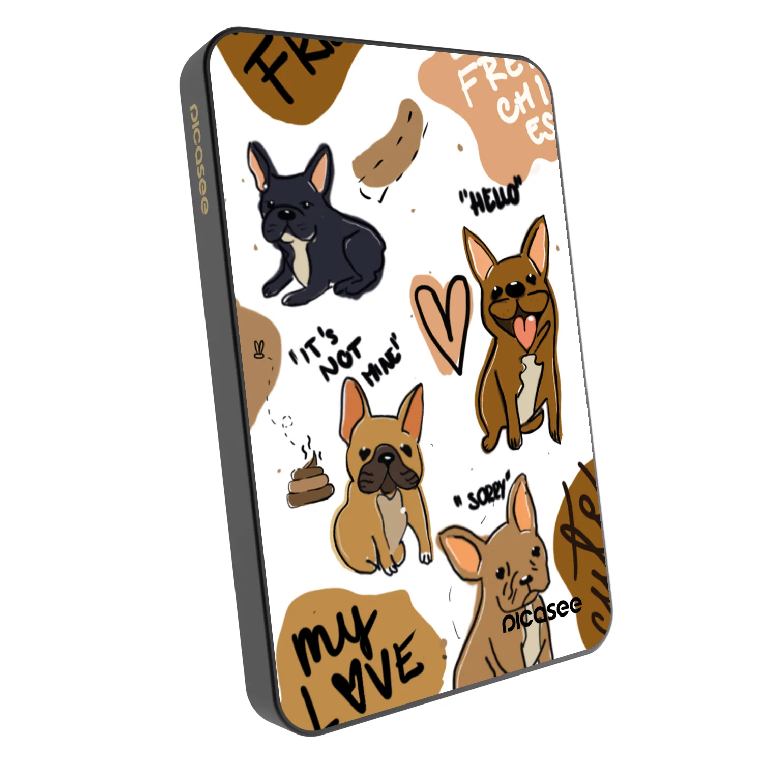 Picasee Powerbank με MagSafe 5 000 mAh Γκρί - Frenchies