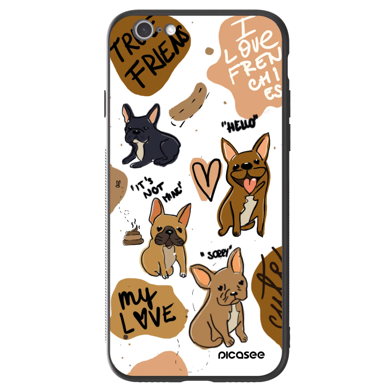 Picasee ULTIMATE CASE για Apple iPhone 6/6S - Frenchies