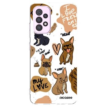Picasee διαφανής θήκη σιλικόνης Samsung Galaxy A32 5G A326B - Frenchies
