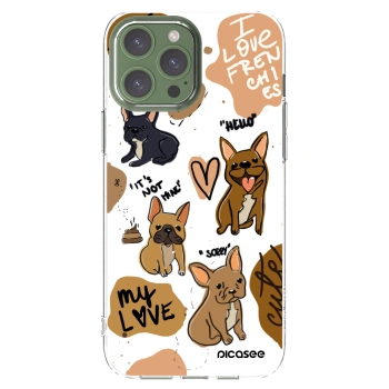 Picasee διαφανής θήκη σιλικόνης Apple iPhone 13 Pro Max - Frenchies