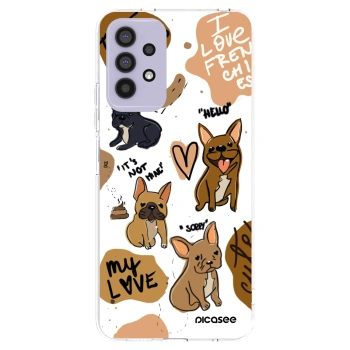 Picasee διαφανής θήκη σιλικόνης Samsung Galaxy A32 4G SM-A325F - Frenchies