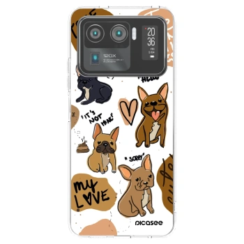 Picasee διαφανής θήκη σιλικόνης Xiaomi Mi 11 Ultra - Frenchies