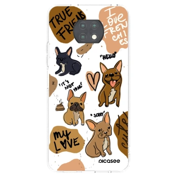 Picasee διαφανής θήκη σιλικόνης Xiaomi Redmi Note 9T - Frenchies