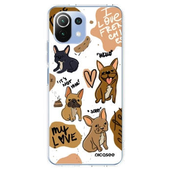 Picasee διαφανής θήκη σιλικόνης Xiaomi 11 Lite 5G NE - Frenchies