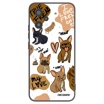 Picasee Μαύρη θήκη σιλικόνης για Realme 9 Pro 5G - Frenchies