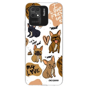 Picasee διαφανής θήκη σιλικόνης Xiaomi Redmi 10C - Frenchies