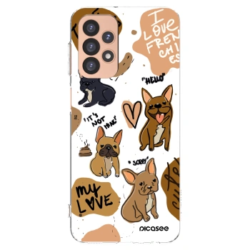 Picasee διαφανής θήκη σιλικόνης Samsung Galaxy A23 A236B 5G - Frenchies