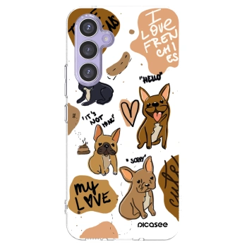 Picasee διαφανής θήκη σιλικόνης Samsung Galaxy A54 5G A546B - Frenchies