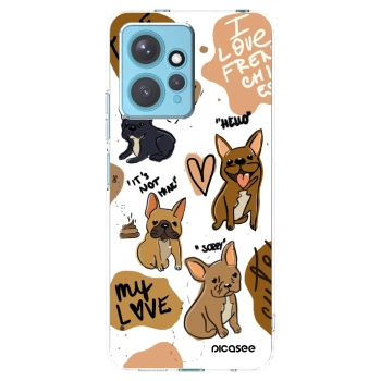 Picasee διαφανής θήκη σιλικόνης Xiaomi Redmi Note 12 4G - Frenchies