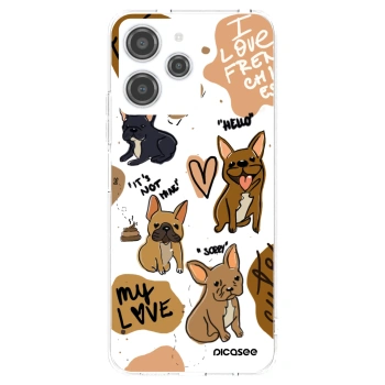 Picasee διαφανής θήκη σιλικόνης Xiaomi Redmi 12 4G - Frenchies