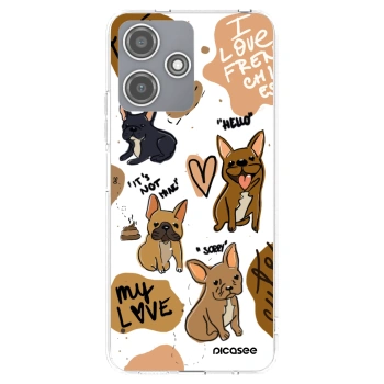 Picasee διαφανής θήκη σιλικόνης Xiaomi Redmi 12 5G - Frenchies