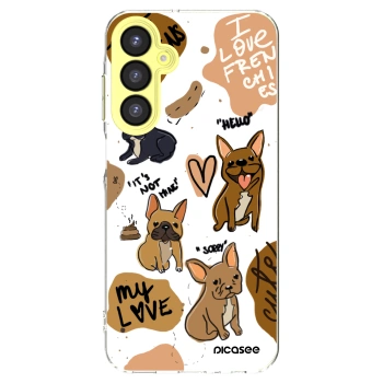 Picasee διαφανής θήκη σιλικόνης Samsung Galaxy A25 A256B 5G - Frenchies