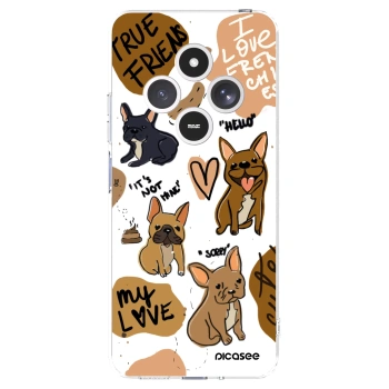 Picasee διαφανής θήκη σιλικόνης Xiaomi Redmi 14C - Frenchies